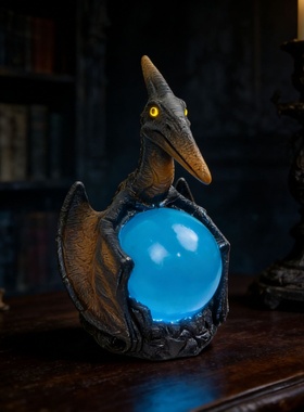 跨境新品 Pterosaur night light LED 床头书桌树脂摆件台灯装饰