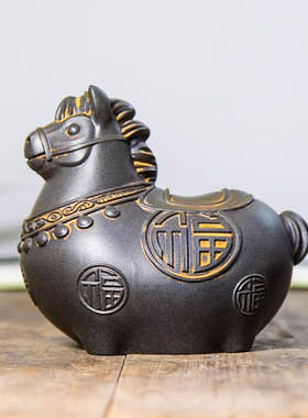 马年唐马生肖马摆件马上有钱招财马办公室家居装饰品年会伴手礼品