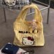 New cute style kitty canvas bag portable shoulder crossbody bag summer commuting large capacity new shoulder bag