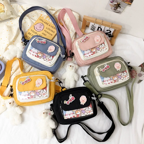 Милая небольшая сумка, сумка через плечо, свежая брендовая японская сумка на одно плечо, в корейском стиле