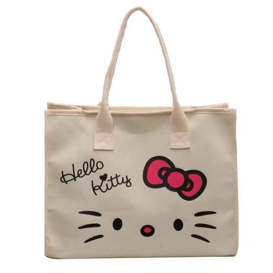 Ins canvas bag women's 2023 new shoulder bag trendy fashion large capacity handbag college student tote bag simple