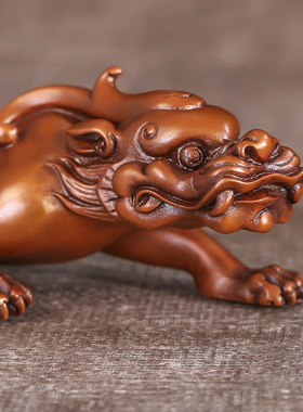 徽匠铜韵貔貅祥瑞开业办公桌