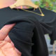 Black and white spring and autumn mid-collar bottoming shirt for women in 2026, half-sleeved T-shirt with western-style mid-sleeve T-shirt top