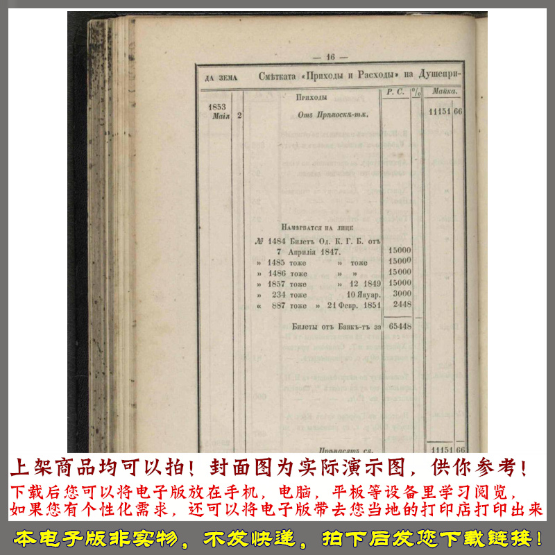 1867年 V.E阿普利洛夫留给阿普利洛夫的遗产清册-图3