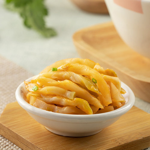 重庆涪陵乌江榨菜80g清爽鲜脆菜丝下饭菜麻辣微辣清香原味片菜芯 - 图1