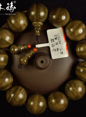 灵动风手串乌木文玩佛珠
