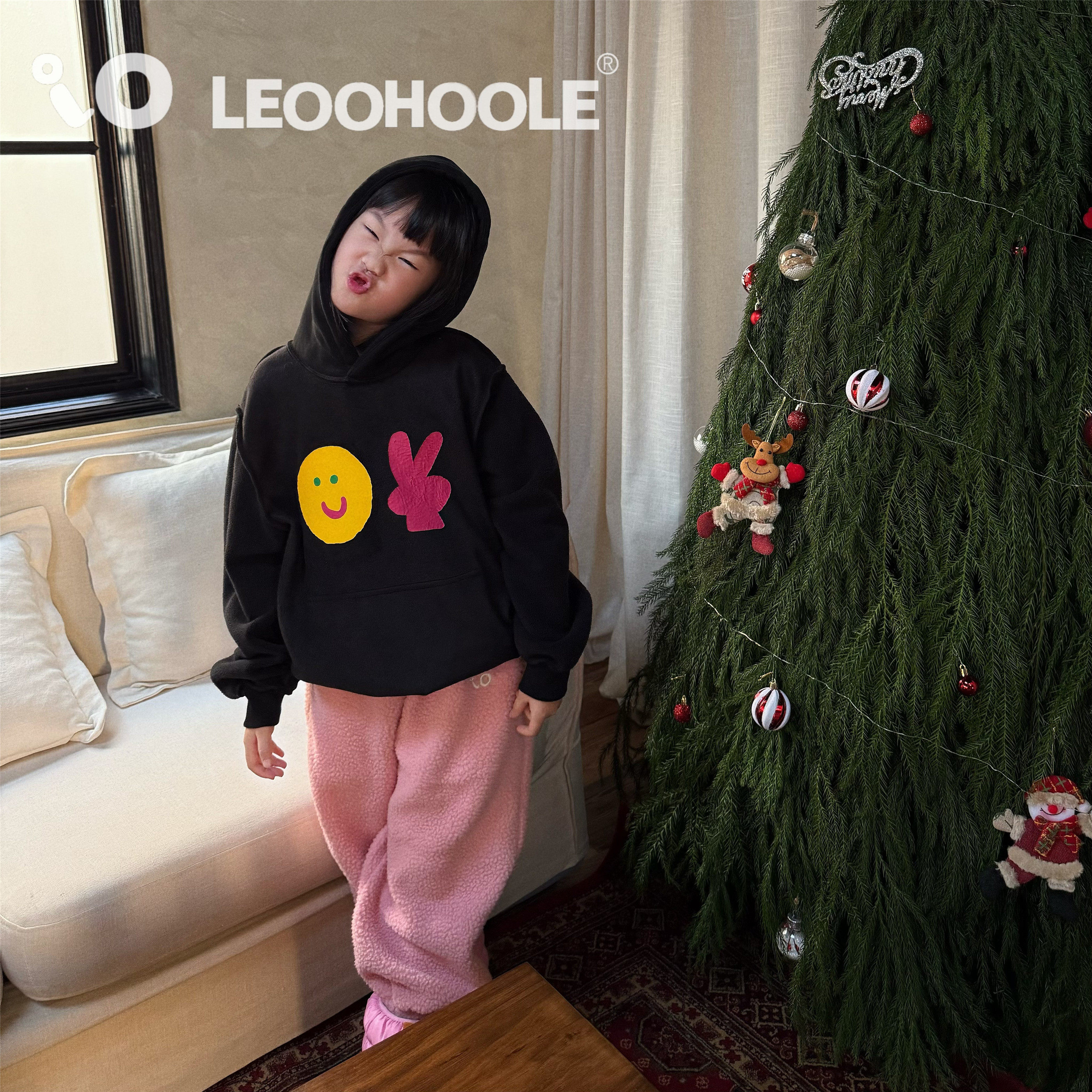 LEOOHOOLE | 哦哦乐 5A抗菌自发热一体绒双面穿连帽卫衣,淘宝优惠券,粉丝福利购,淘宝优惠卷