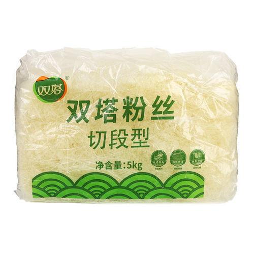 正宗双塔粉丝5kg商用大包麻辣烫花甲鸭血粉丝汤凉拌速食干货粉条 - 图3