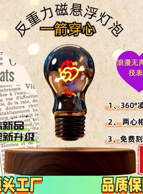 情人节桌面小夜灯氛围个性