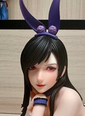 趴姿兔女郎蒂法美少女动漫潮玩桌搭生日礼物周边GK手办模型礼物
