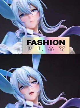 雪乃深冬1/4雪女兔女郎美少女蹲姿手办动漫二次元模型摆件周边