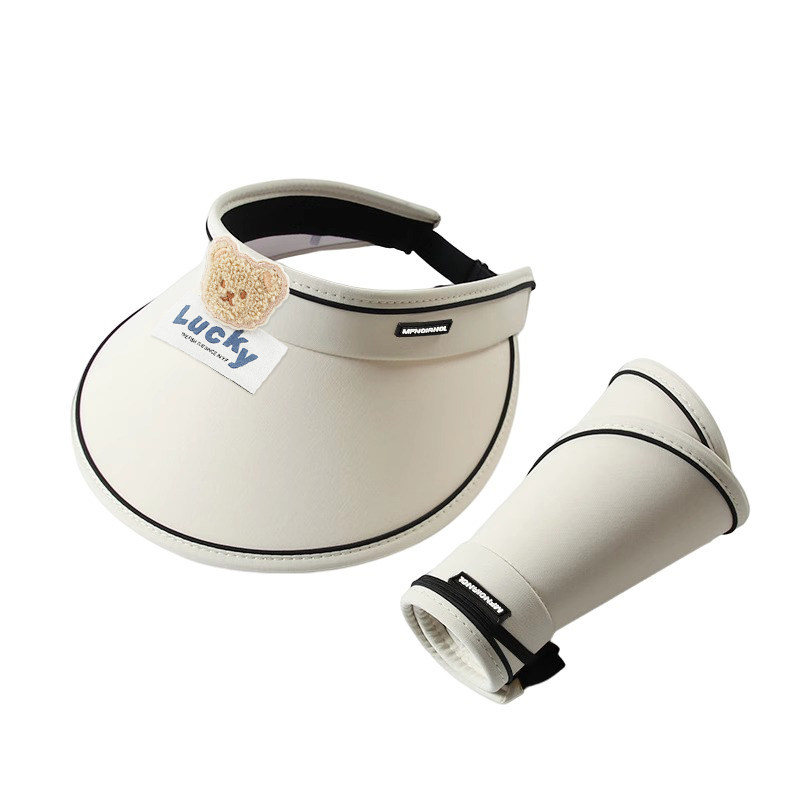 2025新款夏季儿童防晒帽防紫外线遮阳帽空顶帽大帽檐超轻可折叠帽