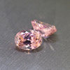 Padparadscha loose stone oval cherry pink morganite