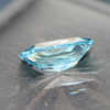 Rectangular cut loose aquamarine stone