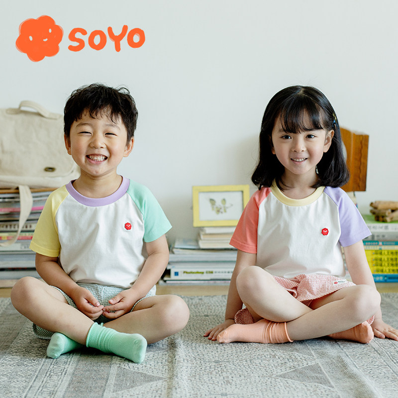soyo舍予良仓母子装母女短袖t恤 舍予良仓亲子装/亲子时装