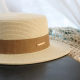 The brim of the hat is flat and does not fall down, French retro style