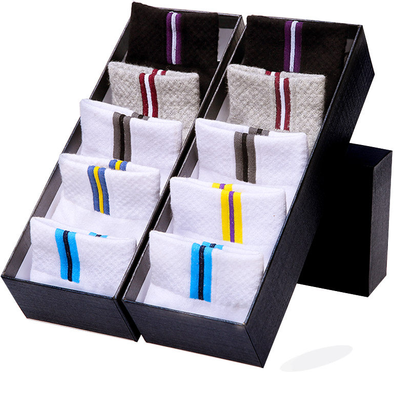 男士纯棉防臭吸汗夏季四季潮中筒袜 斑斓贝壳短袜/打底袜/丝袜/美腿袜