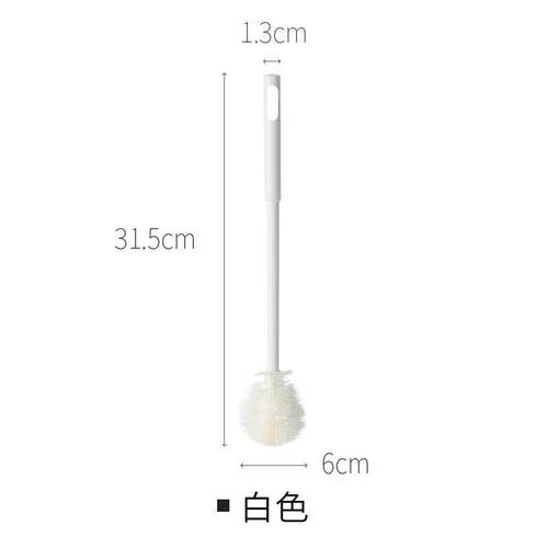 长柄洗杯刷折叠厨房水杯破壁机专用硅胶无死角缝隙刷玻璃杯刷子 - 图3