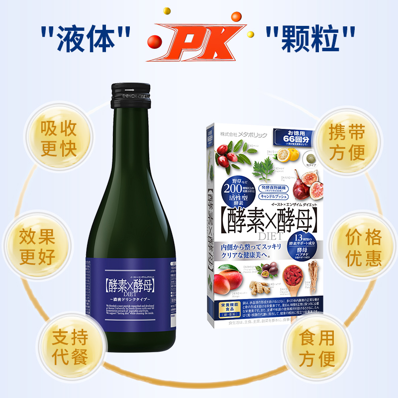 【自营】日本进口mdc孝素酵母液体 肠道原液代餐饮料300ml/瓶 - 图1