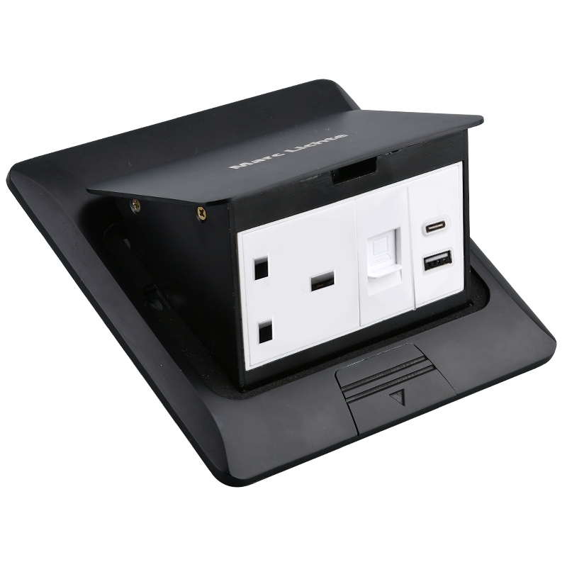 146型全铜铝银灰黑色英式地板插座港版英标13A带网络充电地板插座,淘宝优惠券,粉丝福利购,淘宝优惠卷