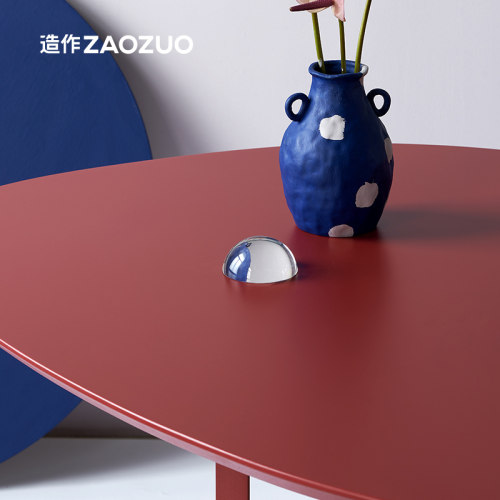 造作随形桌现代极简现代设计师铁艺桌子不规则创意餐桌小户型接待 - 图2