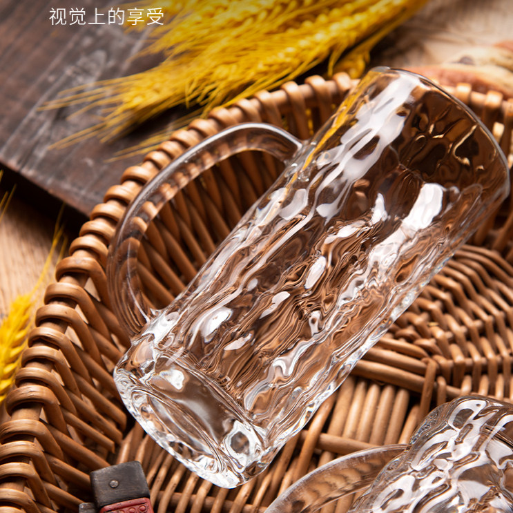 加厚精酿啤酒杯大容量个性酒吧扎啤杯创意玻璃青岛啤酒杯子家用,淘宝优惠券,粉丝福利购,淘宝优惠卷