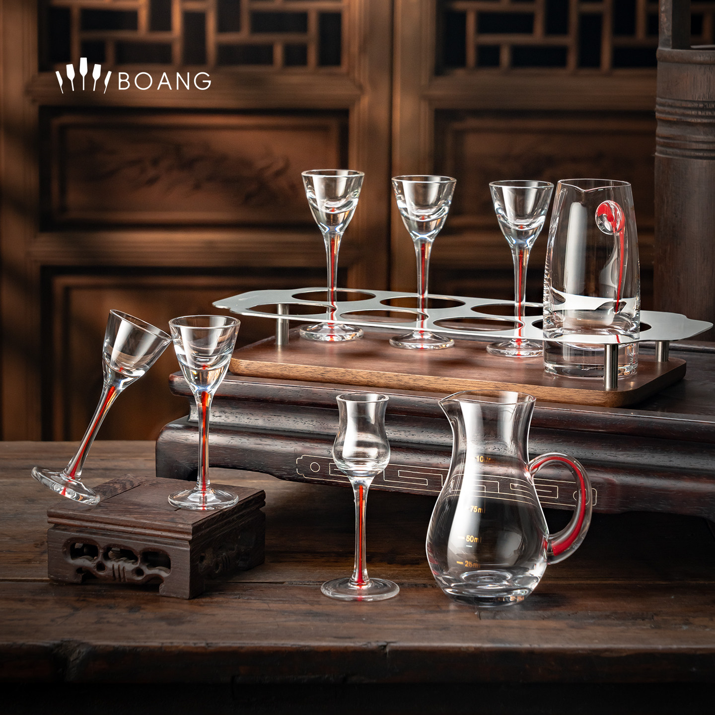 高档公平分酒器酒壶带刻度水晶100ml白酒专用醒酒器家用红酒扎壶,淘宝优惠券,粉丝福利购,淘宝优惠卷