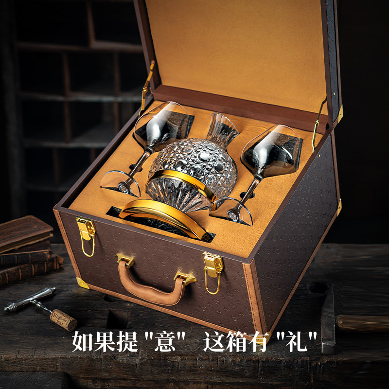 水晶高脚杯红酒杯家用轻奢高档礼盒醒酒器酒具套装玻璃大肚勃艮第,淘宝优惠券,粉丝福利购,淘宝优惠卷