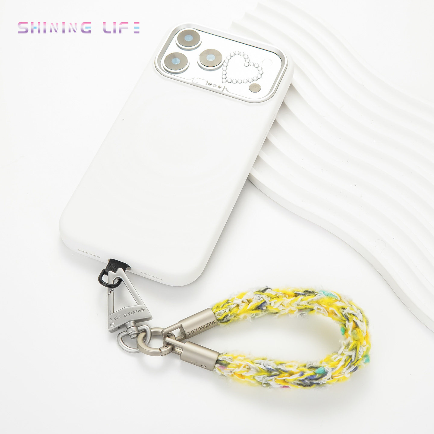 Shininglife原创新款彩虹钥匙扣mini手机挂绳手腕式防丢挂链高端,淘宝优惠券,粉丝福利购,淘宝优惠卷