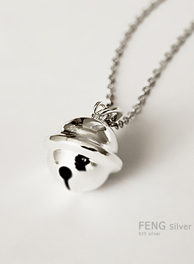 机器猫蓝胖子铃铛吊坠刻字项链