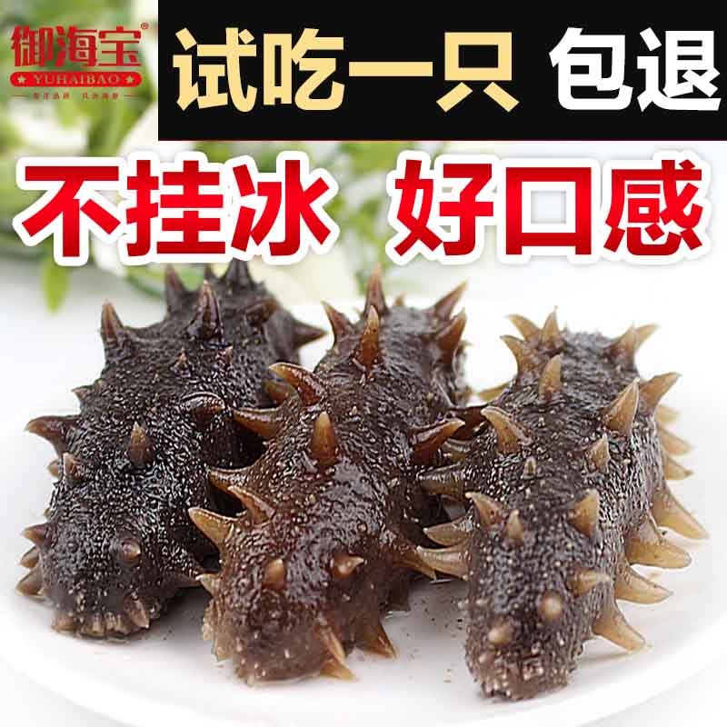 御海宝即食海参500g长岛大连辽参刺参海渗鲜活海参礼盒单个装_虎窝淘