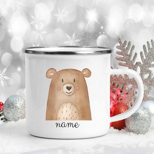 Baby Gift Gifts Enamel Cup Personalized Children's Mug Fores - 图2