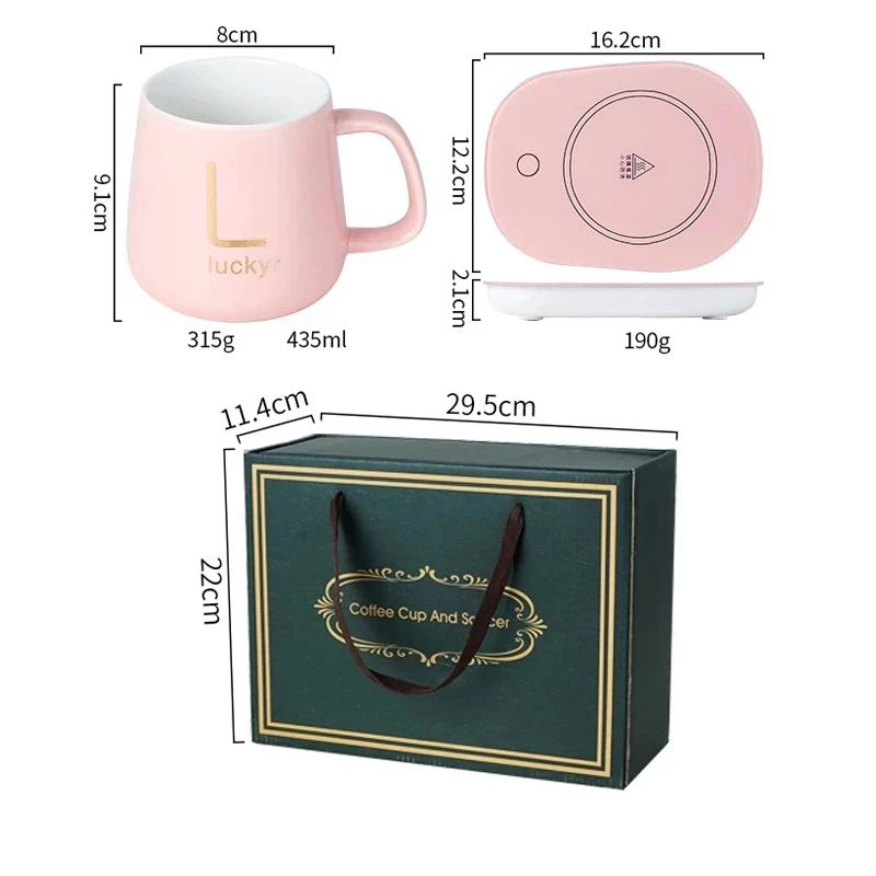 55℃ Coffee Mug Warmer Pad Cup Heater Coaster Constant Tempe - 图2