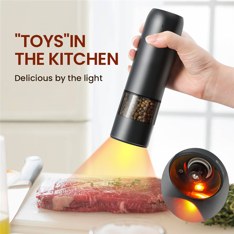 Electric Automatic Mill Pepper And Salt Grinder USB Charging-图0