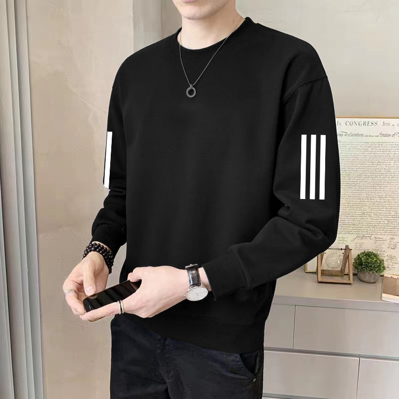 上班工作服男装卫衣干活穿的建筑工地工人春秋季长袖t恤套头圆领