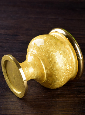 供佛黄铜结晶供杯铜酒杯财神茶杯奉神拜神酒杯供杯摆件铜圣水杯