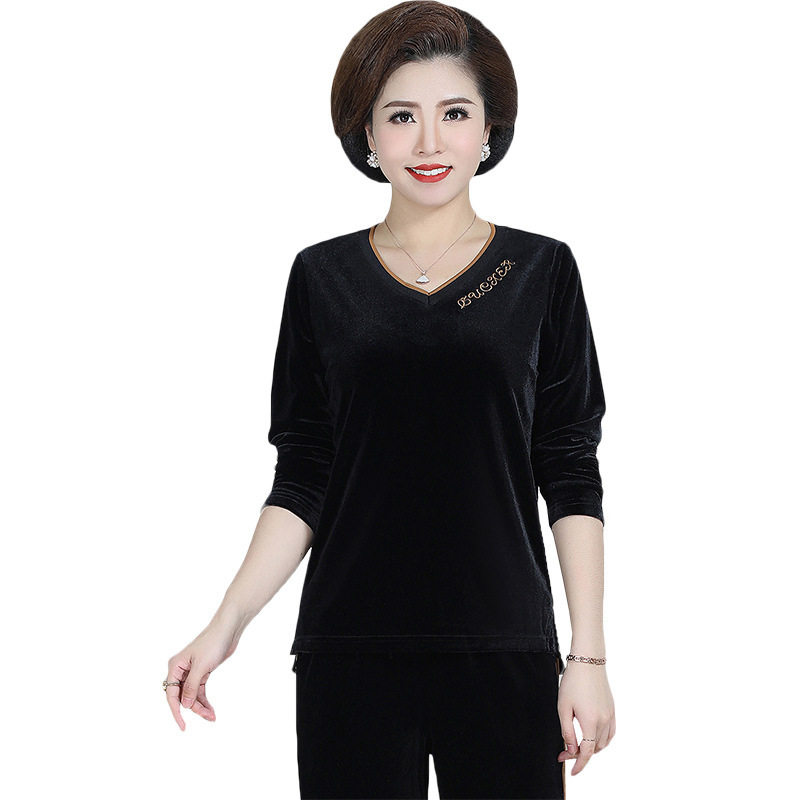 中老年妈妈休闲春秋装洋气减龄运动 伊美金燕子中老年女装