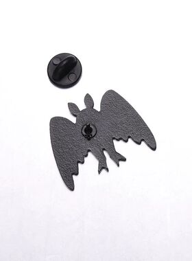 Punk Halloween Mothman Enamel Pin Brooch Lapel Badges Animal