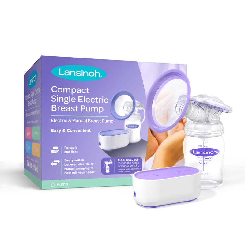 lansinoh兰思诺便携式单边吸奶器 lansinoh拜盈吸奶器