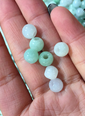 天然翡翠玉石手工串珠
