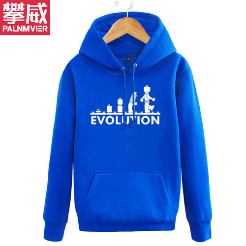 攀威LEGO EVOLUTION 搞笑 Sheldon Cooper机器人秋冬连帽卫衣外套 - 图3