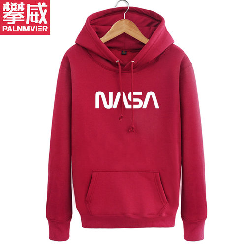 美国航天NASA宇航员航空卫衣男女连帽套头潮学生外套bf秋装 - 图2