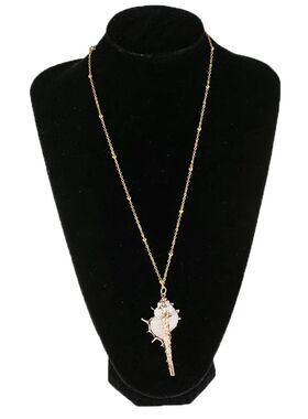 Bohemia Conch Shells Necklace Sea Beach Pendant Necklace For