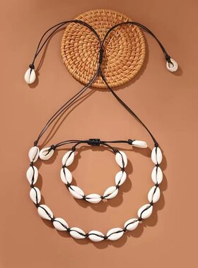 Bohemian Shells Turquoise Collares Necklace Summer Natural S
