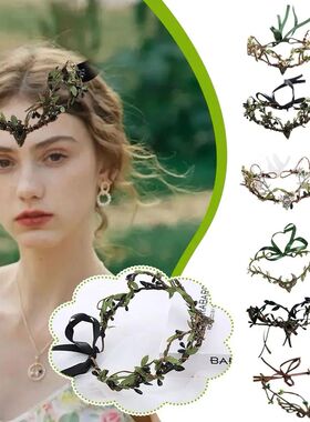 Elven Crown Elf Tiara Vine Headpiece Fairy Witch Diadema Got