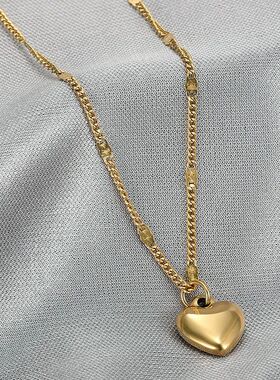 Stereoscopic Stainless Steel Will Not Fade Small Peach Heart