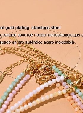 Mother of Pearl Beads Heart ChokerDyed Natural Shell Necklac