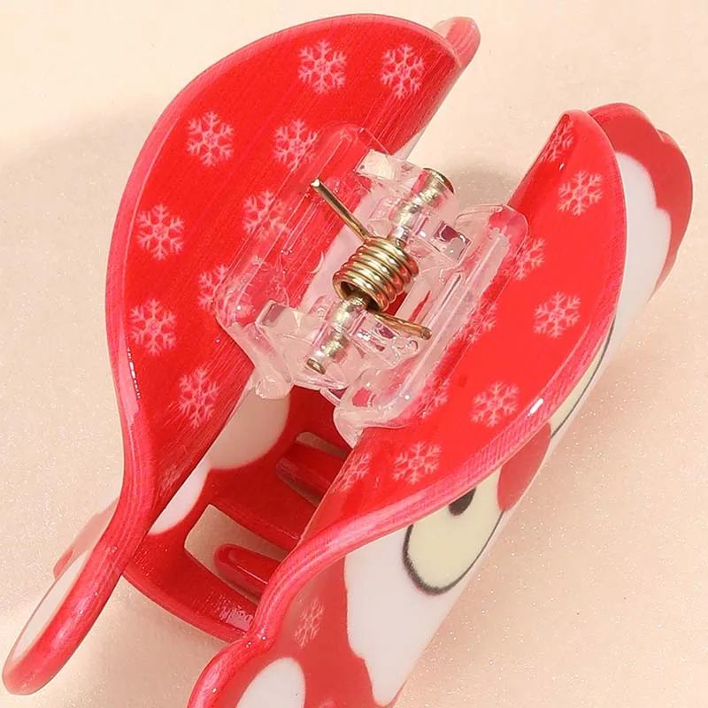 Oaoleer Christmas Hair Claw Clips For Women Girls Cartoon So-图3