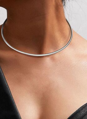 Choker Neck Cuff for Women, Open Collar Choker Torques Neckl