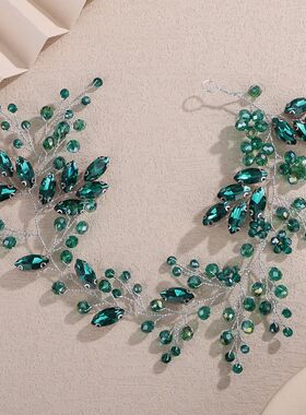 15Color Wedding Rhinestone Headband Hair Accessories Crystal